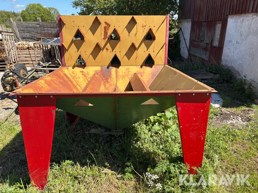 Spannmålstork med elevatorer Sonnys 2x2m 5,75m höjd