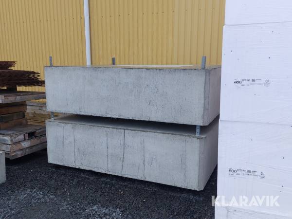Flytblock betong till brygga 2400x2000x650mm 2st
