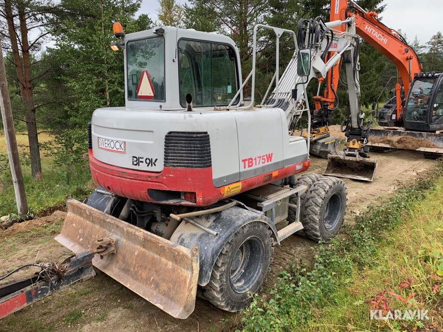 Hjulgrävmaskin 8 ton Takeuchi TB175W