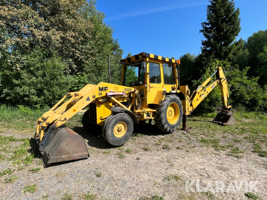 Grävlastare Massey Ferguson 50D