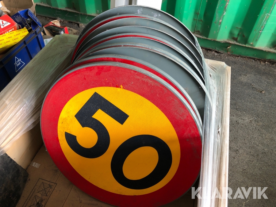 50 skylt / vägskylt 10 st 3M 