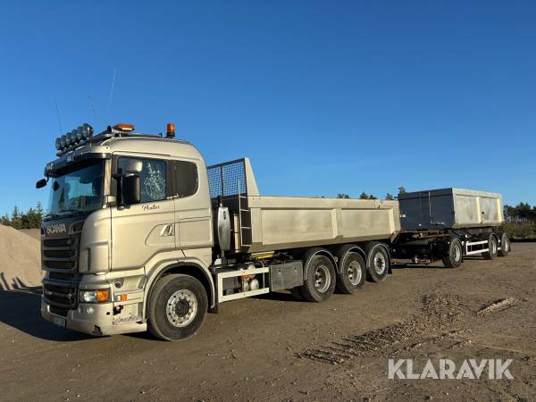 Kassetbil med ekipage Scania R620