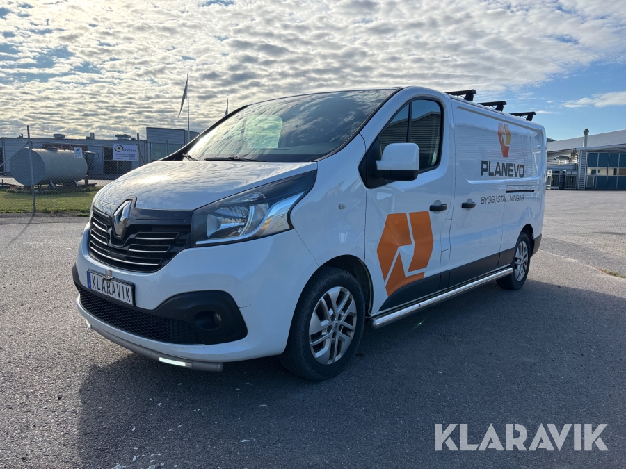 Skåpbil Renault Trafic 2.7t 1.6 dCi. Dragkrok, Värmare, Sidesteps