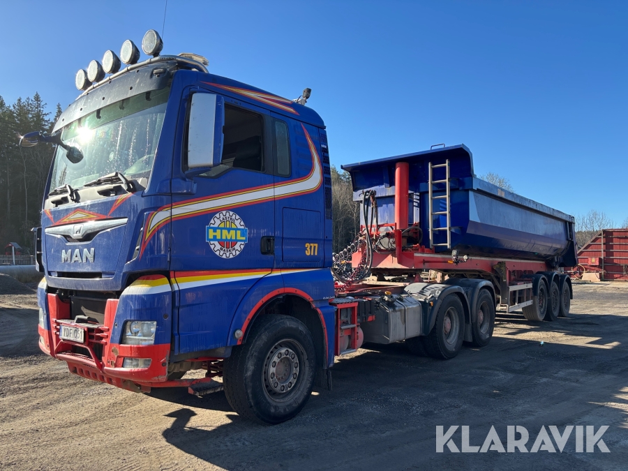 Ekipage tippbil MAN TGX + SKS-HS 25/33