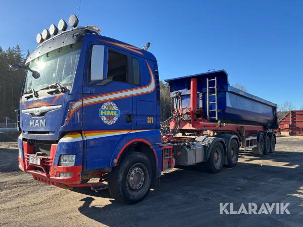 Ekipage tippbil MAN TGX + SKS-HS 25/33