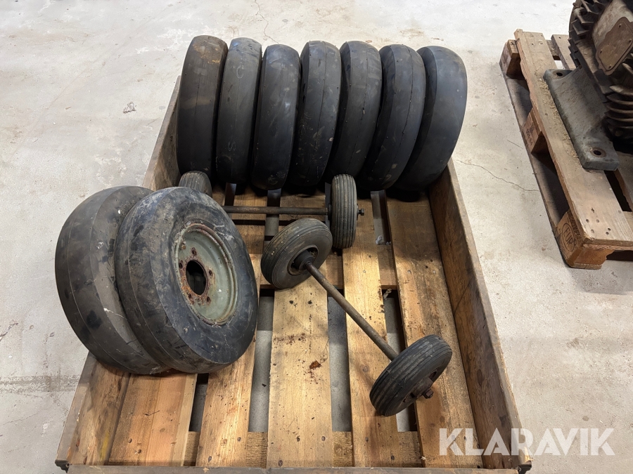 Bärhjul till bandvagn 202 9st