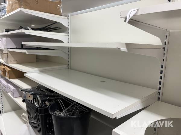 Butiksinredning Hestra hyllor och konsoler