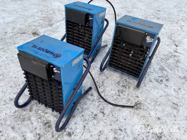 Värmefläktar Elbjörn VF 6 3st