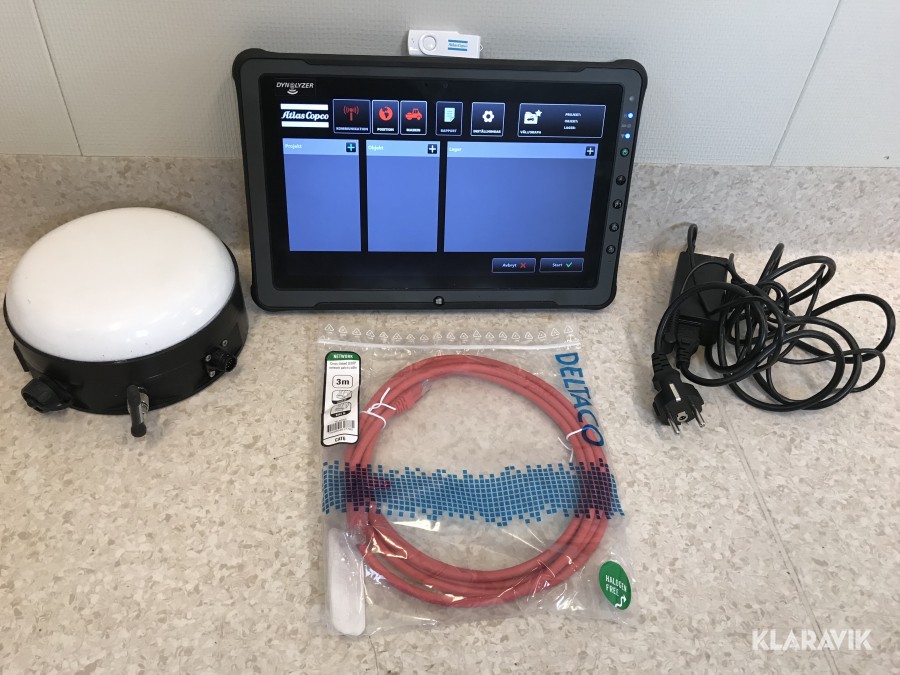 Packningsdokumentationssystem Atlas Copco Dynalyzer-gnss2