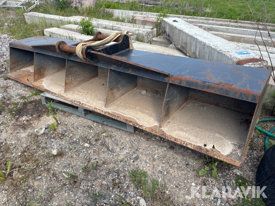 Planeringsbalk/ Planeringsskopa Tik med S60 fäste