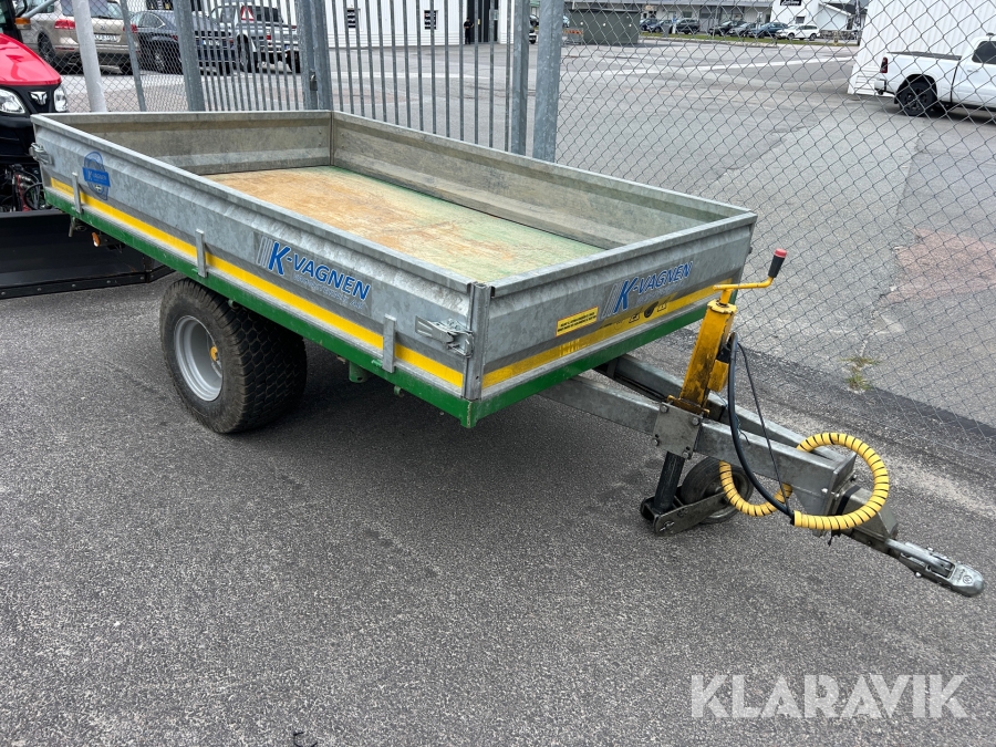 Entreprenadsläp K-vagnen 2000T3 med 3-vägs tipp