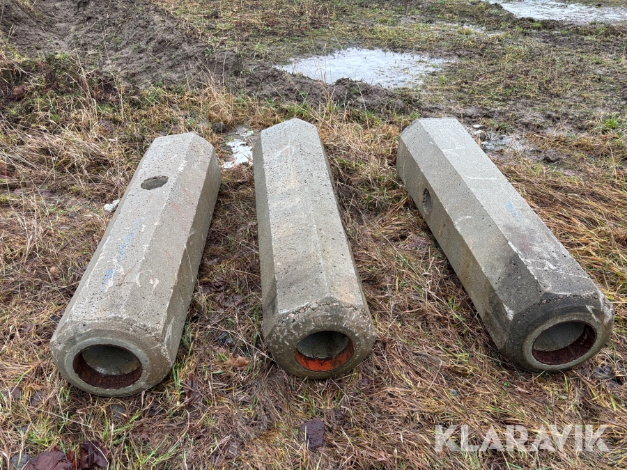 Belysningsfundament 3 st