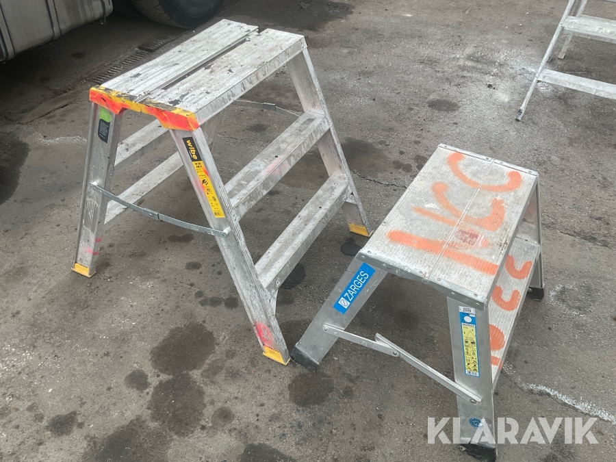 Stegar/Arbetsbock Wibe / Zarges