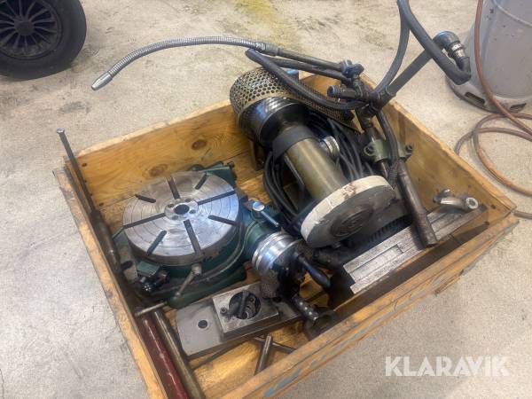 Rundmatningsbord och slip