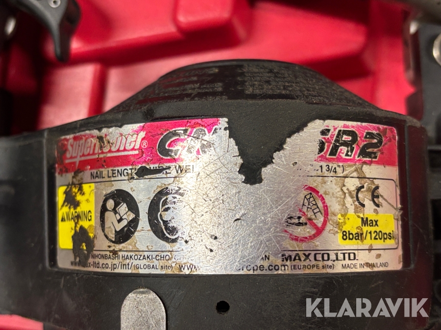 Parti med byggmaskiner Hilti & Max