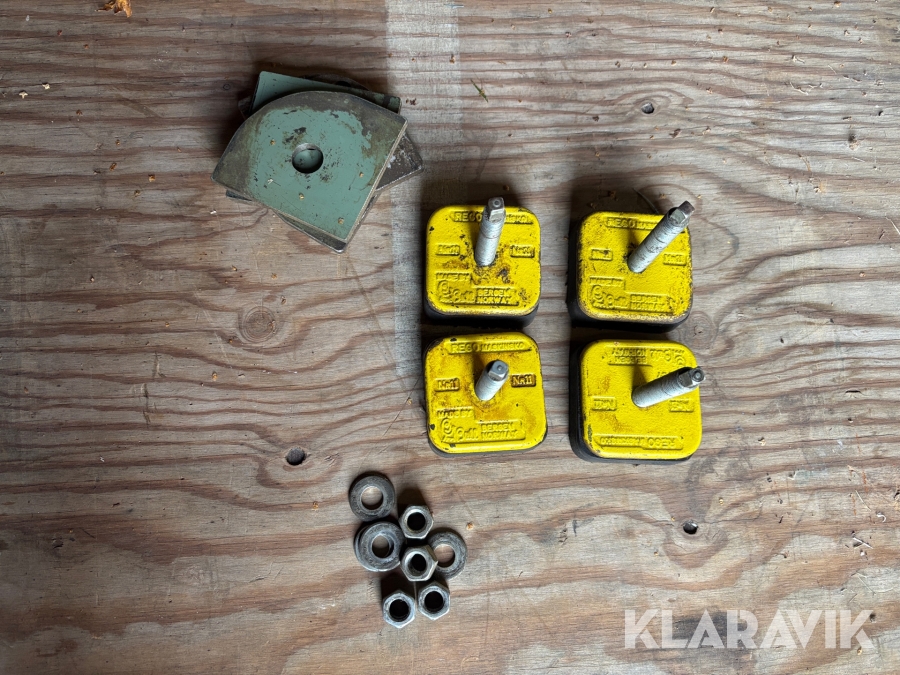 Maskinskor/maskinfötter Rego Nr.11 4 st