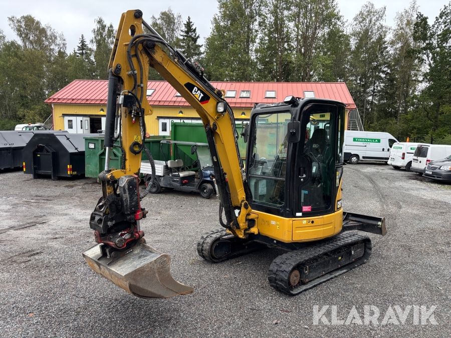 Grävmaskin CAT 303.5E med rotortilt