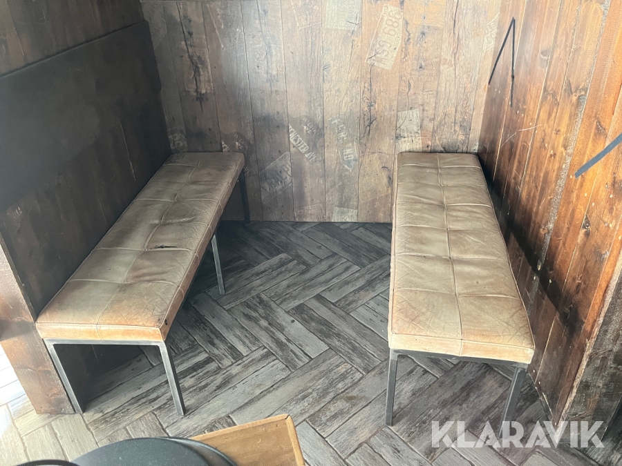 Sittbänkar med mera