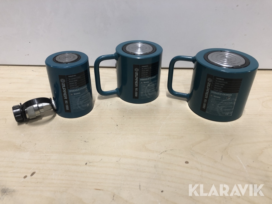 Hydrauliska cylindrar 3 stycken Zupper RC