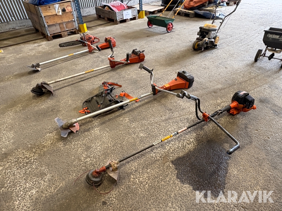 Röjsågar, Trimmer samt Motorsåg Husqvarna&Tanaka
