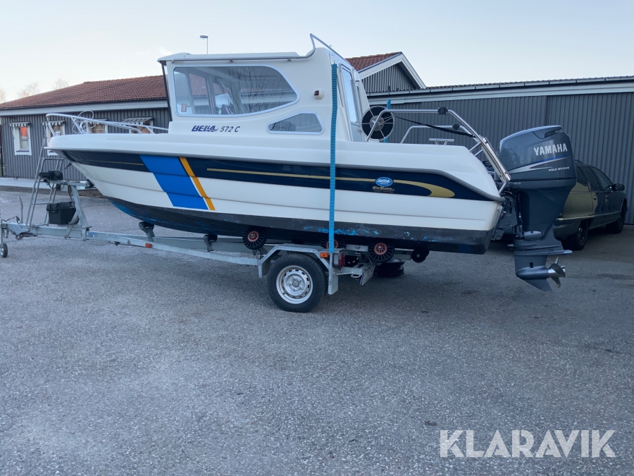 Båt Bella 572C Yamaha 80hk Med trailer