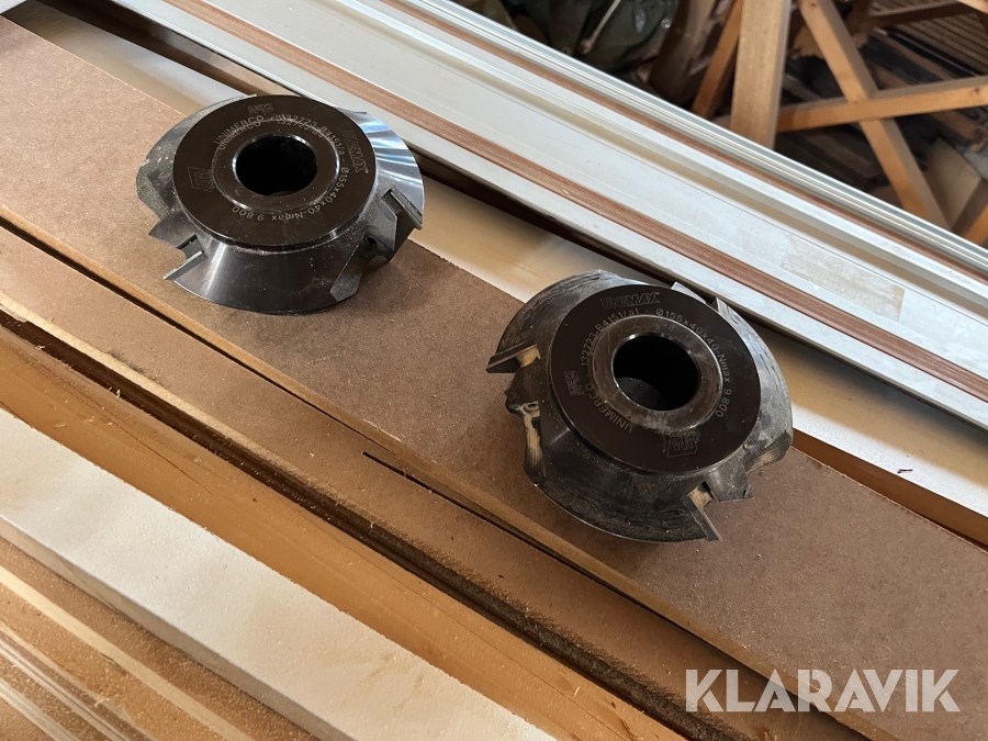 Hyvelfräs Unimerco vänster och höger