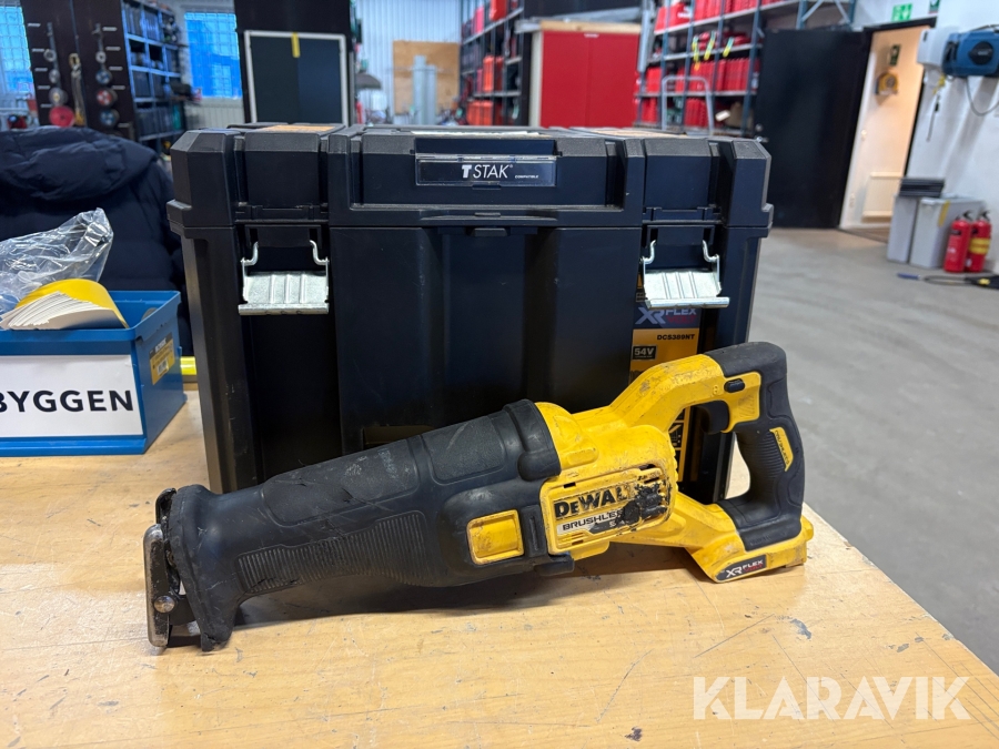Tigersåg Dewalt DCS389NT med batterier