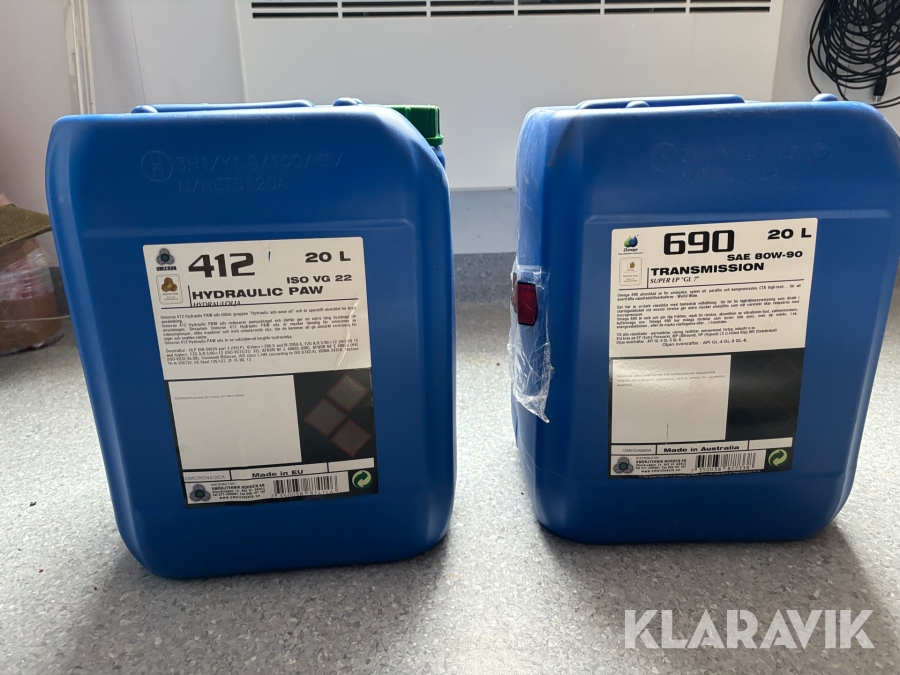 Hydraulolja + transmissionolja Omega, Östhammar, Klaravik au