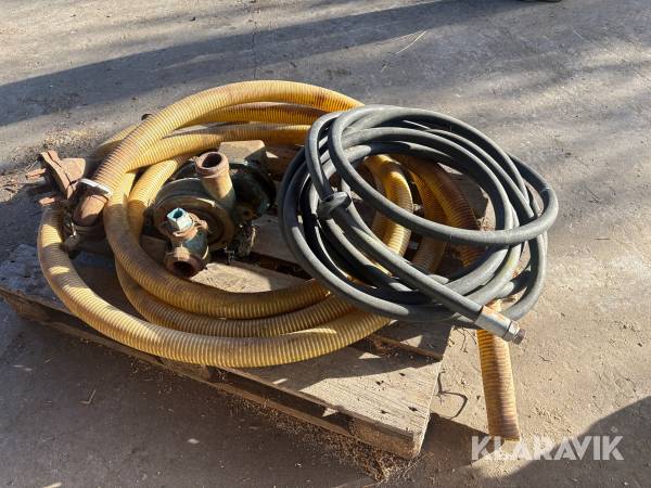 Vattenpump till traktor