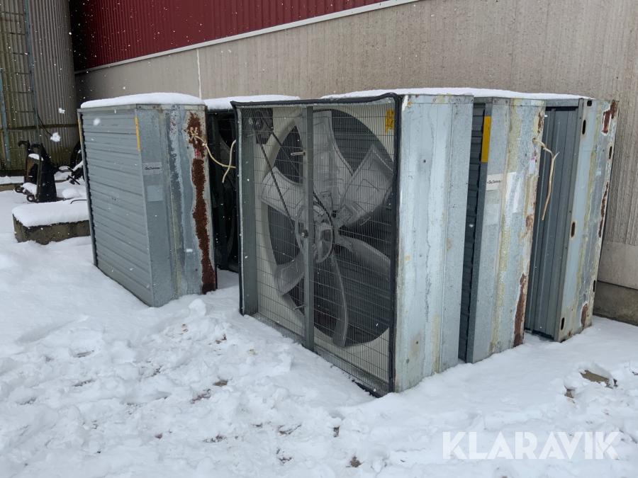 Frånluftsfläktar Big Dutchman 6st