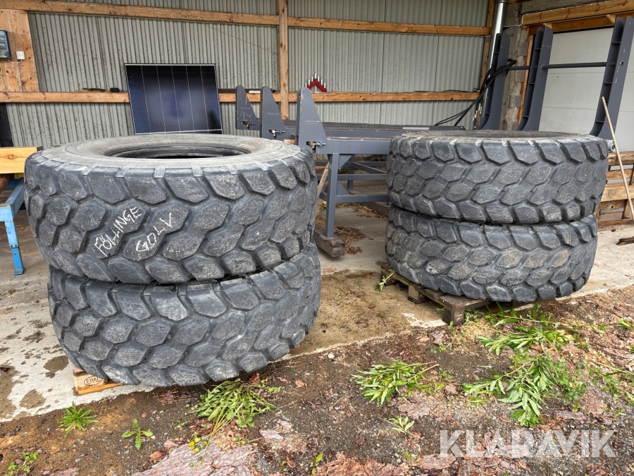Entreprenaddäck Bridgestone VJT 20.5R15 4st