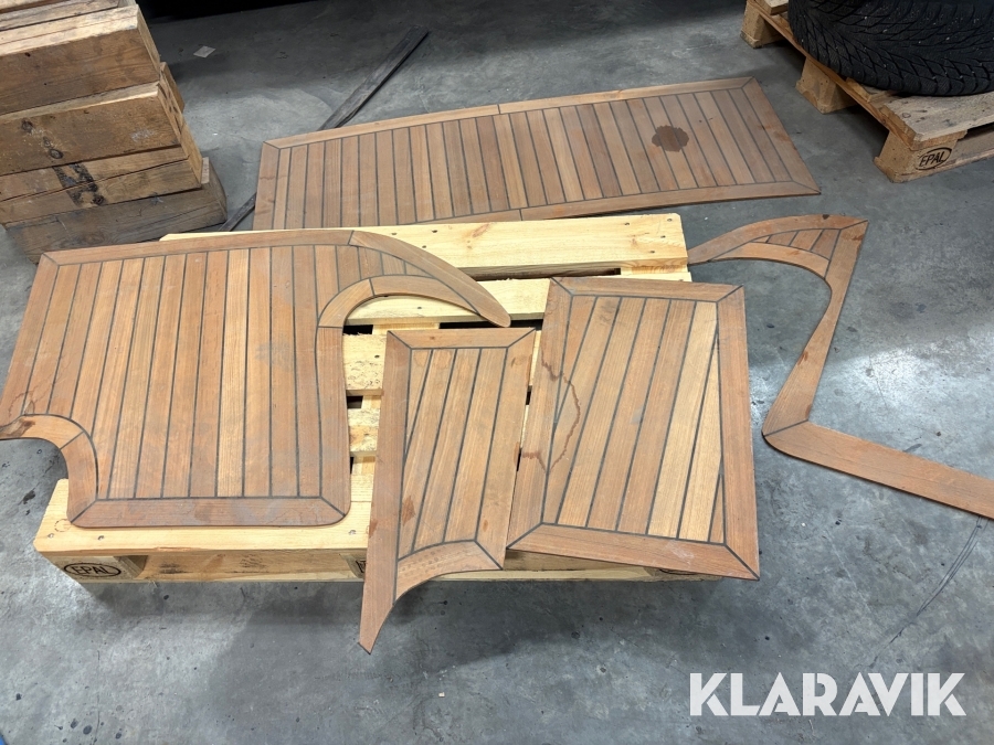 Teakdäck till badbrygga för Sunseeker 51 Camargue 95-98