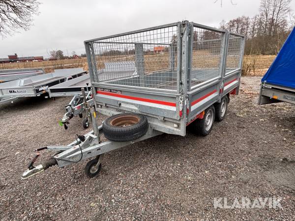Boggiesläp Brian James 2093 kg med galler