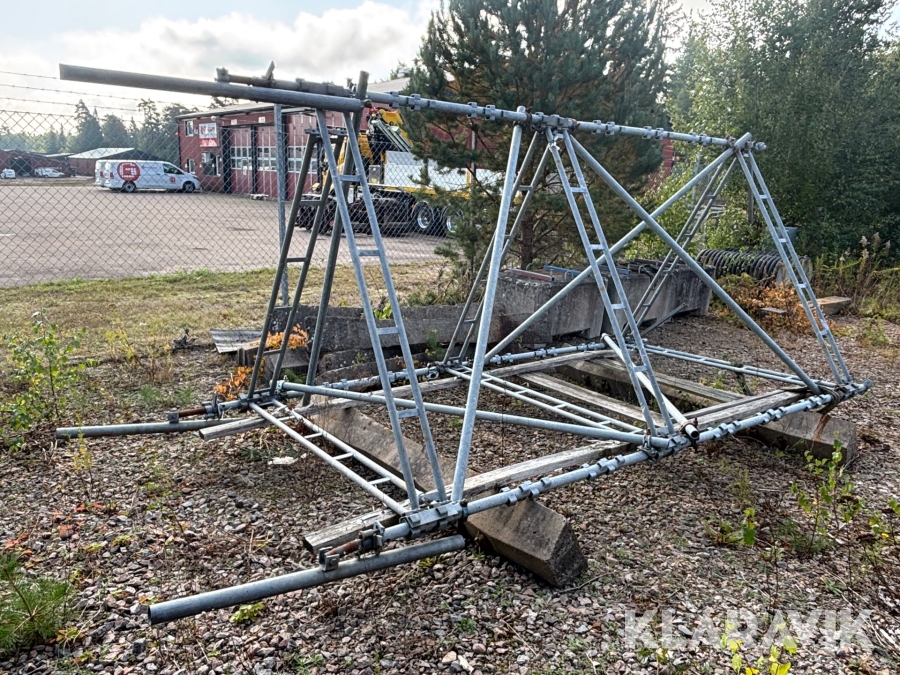 Komplett skyltställning Haki - Inklusive betongfötter