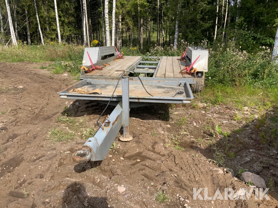 Maskintrailer 6 ton