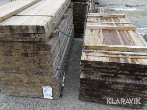 Klädselreglar Bitus Linax Natur 45x45, 28x45 & diverse sågat