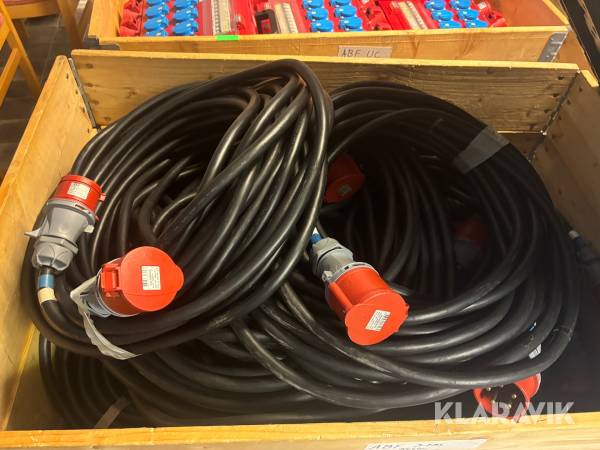 Elkabel 27 st 16 A, 32 A och 63 A