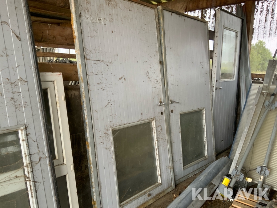 Dörr med karm 2st Reco Port 1x2m