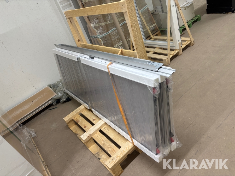 Garderobsskjutdörrar ELFA Artic - 3st