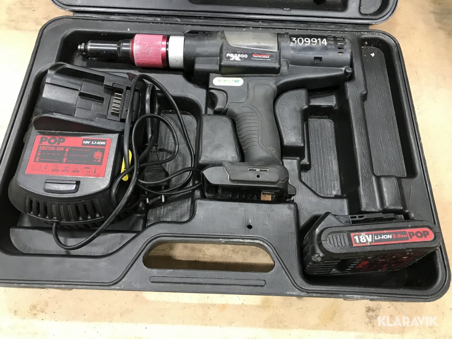 Popnitpistol batteri 18v