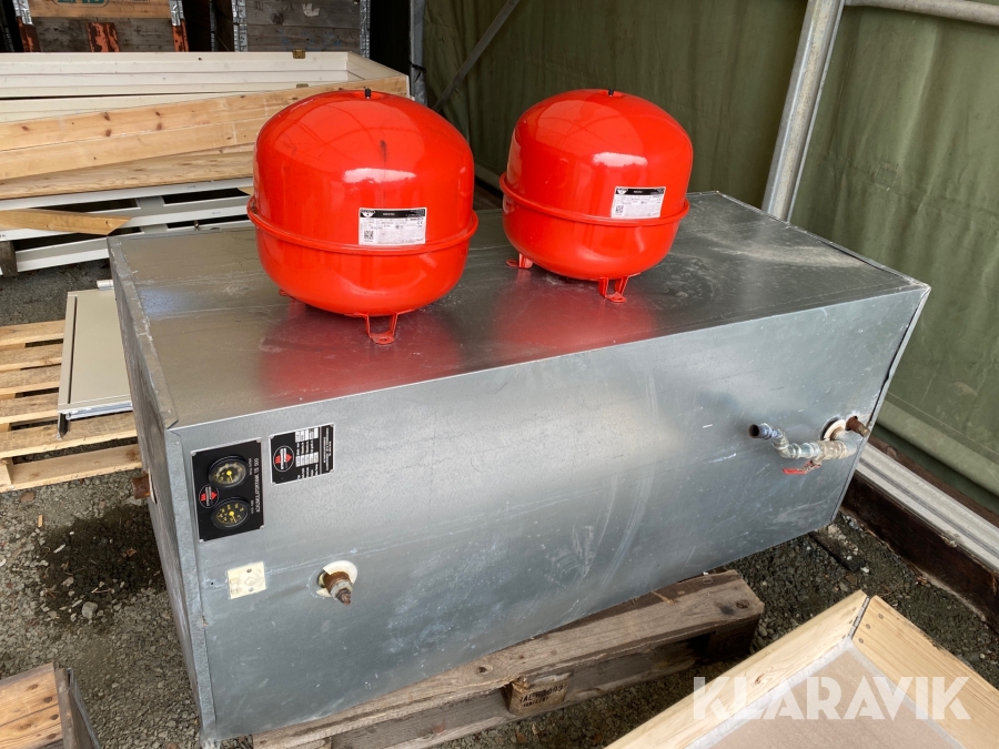 Ackumulatortank Strömnäspannan TS500 med Exapansionskärl 