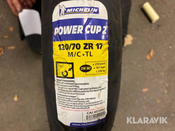 MC framdäck Michelin Power Cup 2 120/70 ZR 17 1 st