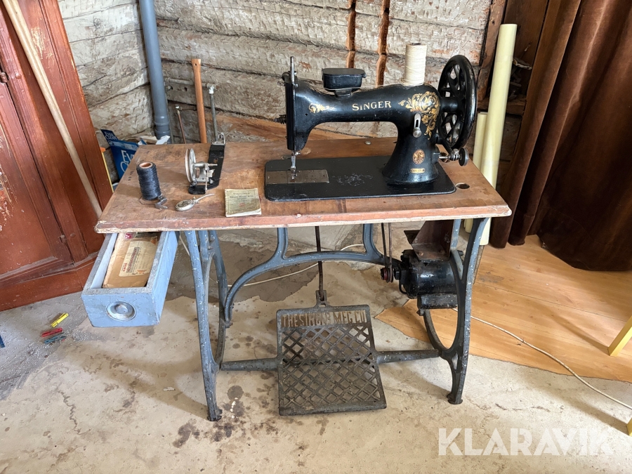 Lädersymaskin Singer 45k
