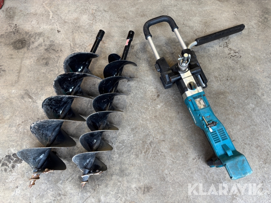 Jordborr inkl borr Makita DDG460