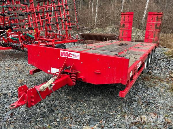 Maskintrailer Mc Cauley 3 ALL STD med traktordrag
