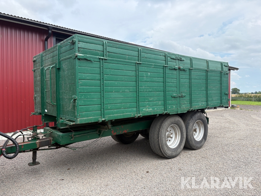 Spannmålsvagn SLMA 12-tons boogie