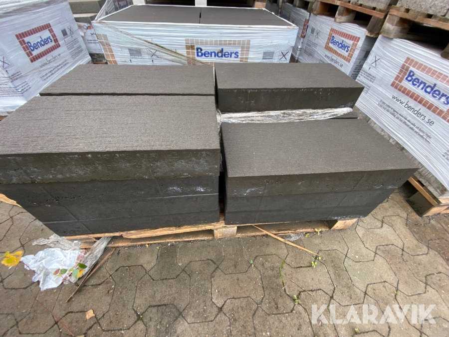 Borstad platta Benders Grafit 17st pallar