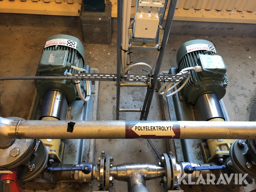 Pumpar inkl kringutrustning Telfa 40-200 2 st