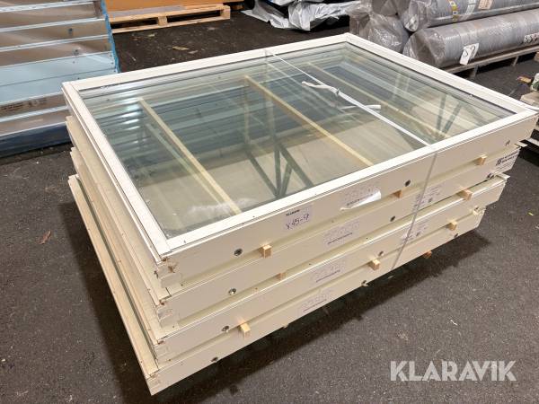 Träfönster med aluminiumutsida Elitfönster 4 st