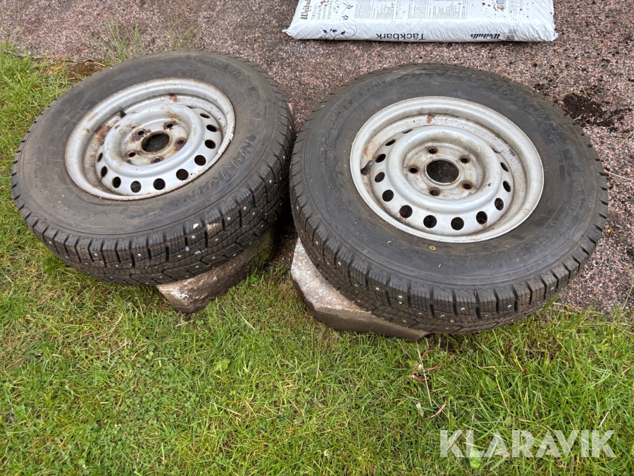 Dubbdäck till personbilssläp Nankan 175R13C 2st